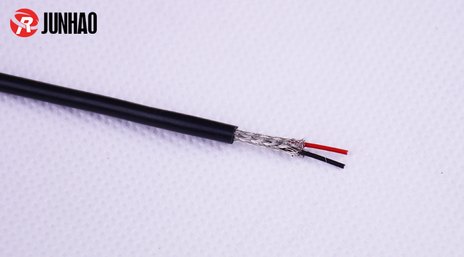 1-1Q025102H5492 2 Core Teflon Shielded Cable With Silicone Jacket