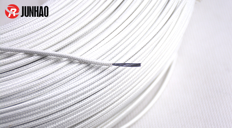1-200613100313b1 0.75mm single core silicon insulated fiber braided wire
