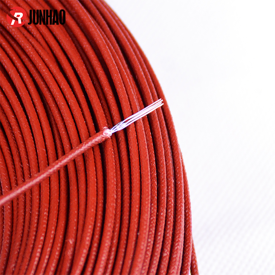 1-20062G03T0V5 ul 3122 Silicone Rubber Fiberglass Braided Cable 20 Gauge Wire 2