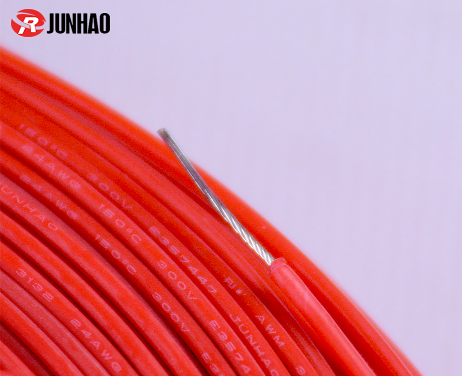 1-200F4161305G1 UL 3132 24 Gauge Silicone Rubber Wire 2