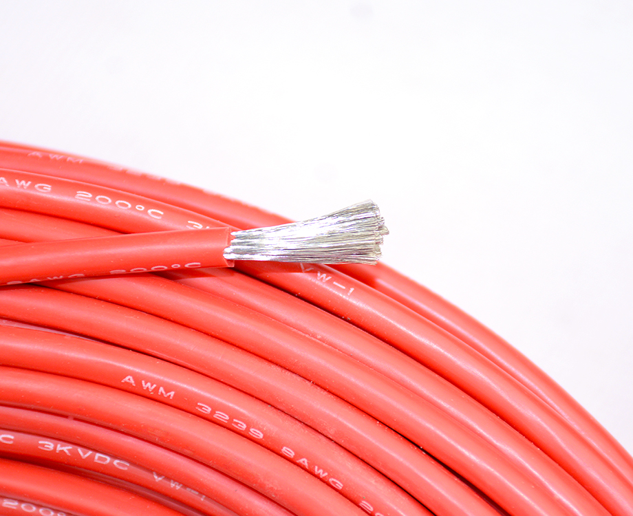 1-200G309554JK 3KV 8 AWG Silicone Rubber Insulated Wire Cable with ul3239 1