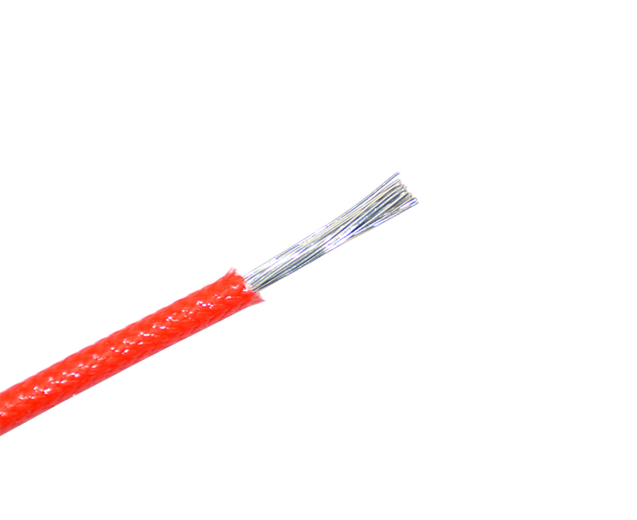 Electrical 1.5mm2 Silicone Rubber Coated Fiberglass Braided Cable 1