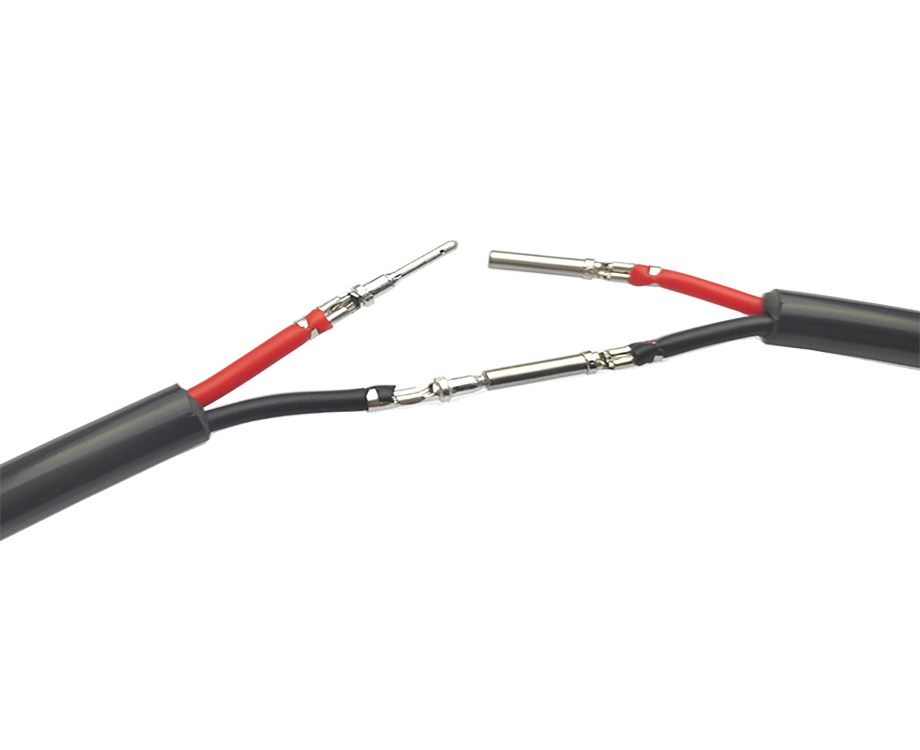 1-200Q2145014338 2*1.5mm2 Silicone Rubber and PVC Insulated Wire Harness with DT Male and Female Terminal Connector 2