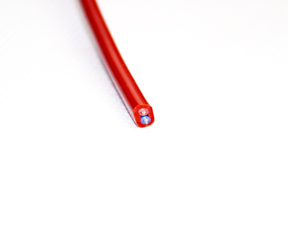 1-200RQ62000412 2 Core Silicone Rubber Insulated Flat Wire 0.5mm2 3