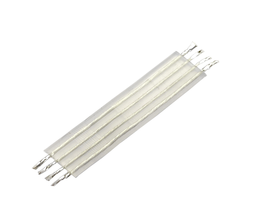 1-200Z21001053I Custom 4 Pins Silicone Rubber Cable with Transparent Color 1